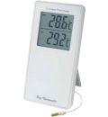 TM1055-Белый комнатно-уличный термометр