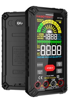 HT129 карманный смарт мультиметр автомат цветной дисплей True RMS NCV