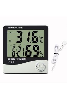 HTC-2 термометр с влажностью и часами